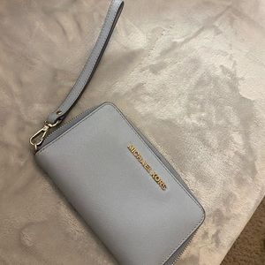 Michael Kors light blue wallet